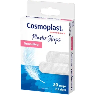 Haavaplaaster Cosmoplast Essential Care Sensitive 20tk