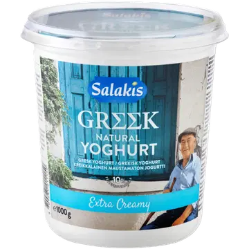 Salakis naturaalne kreeka jogurt 10% 1kg