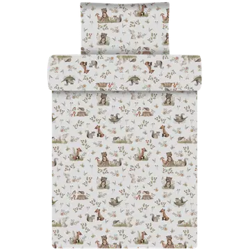 Laste voodipesukomplekt 120x160/40x60 Teddy