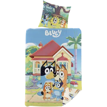 Laste Voodipesukomplekt Bluey 150X210+50X60