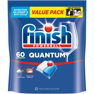 Finish Quantum nõudepesumasina tabletid 60tk