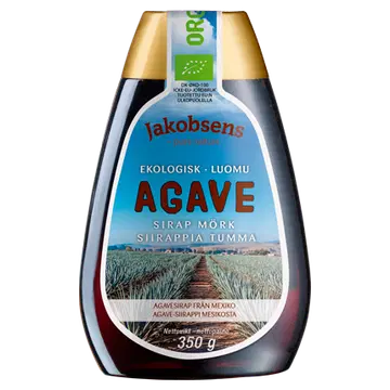 Jakobsens orgaaniline agaavisiirup tume, 350 g