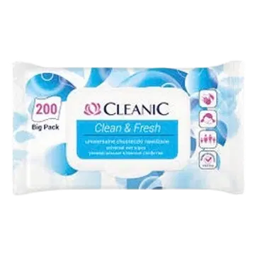 Universaalsed niisked salvratikud Cleanic 200tk