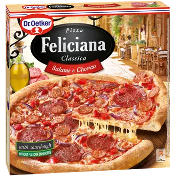 Dr.Oetker Feliciana Juuretisega Pitsa Salaami Ja Chorizo 320 g