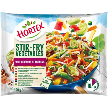 Hortex Idamaiste Maitseainetega Köögiviljad Praadimiseks 400 g