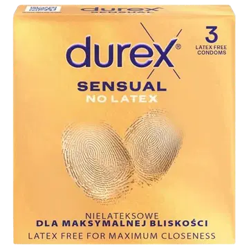 Kondoomid Durex Sensual no latex 3tk