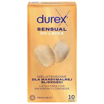 Durex kondoomid Sensual No Latex 10tk
