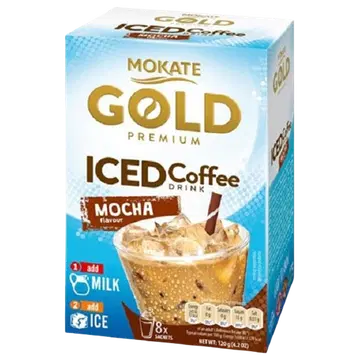 Mokate lahustuv jääkohvijook MOCHA 8gb. x 15g
