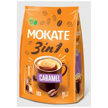 Mokate kohvijook 3in1 Caramel, kotikeses 10 x 17g