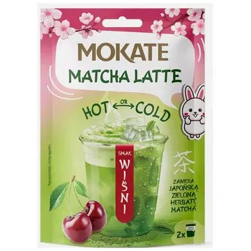 Mokate Matcha latte Kirsimaitseline 40g