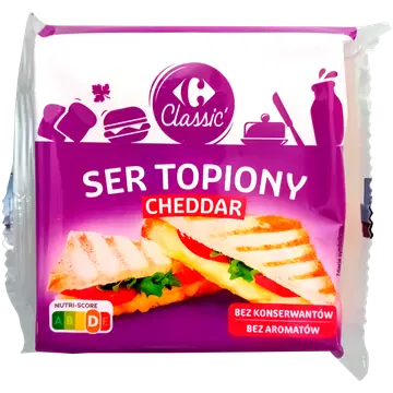 Carrefour Classic sulatatud Cheddar juust 130g