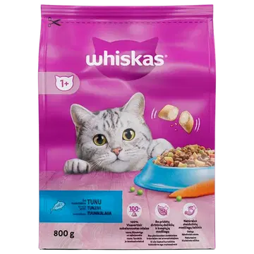 Whiskas kuivtoit täiskasvanud kassidele tuunikalaga 800g