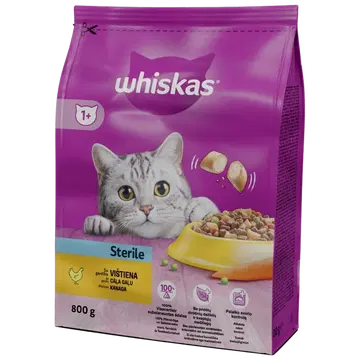 Whiskas kuivtoit steriliseeritud kassidele 800g