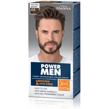 Juuksevärv Joanna Power Men 4 Natural Brown