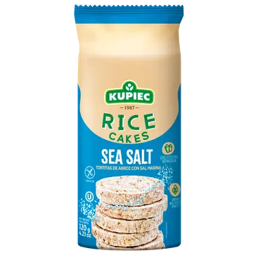 Kupiec riisivahvlid meresoolaga 120 g