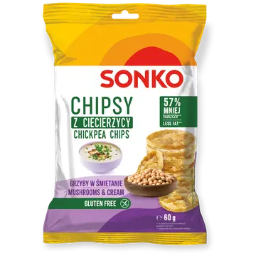 Sonko kikerhernekrõpsud seene ja hapukoorga 60g