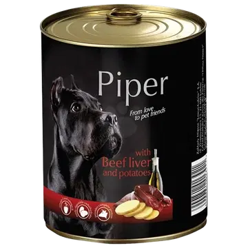 Piper märgtoit koertele veise maksa ja kartuliga 400g