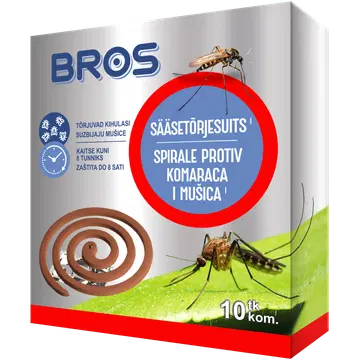 Sääsetõrjespiraal Bros 10tk