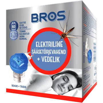 Bros elektriline sääsetõrje vedelikuga