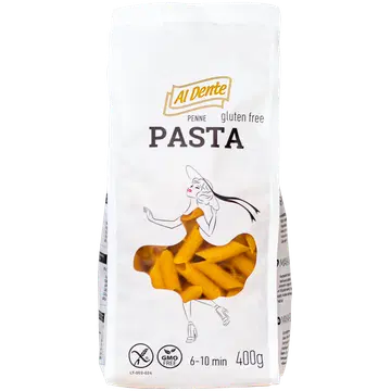 Al dente penne pasta 400g gluteenivaba