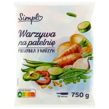 Simpl Panniköögiviljad Kartuliga 750 g