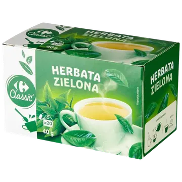 Carrefour klassikaline roheline tee 40 g (20 x 2 g)