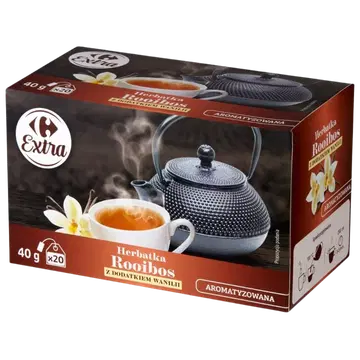 Carrefour Rooibos tee vaniljega 40 g (20 x 2 g)
