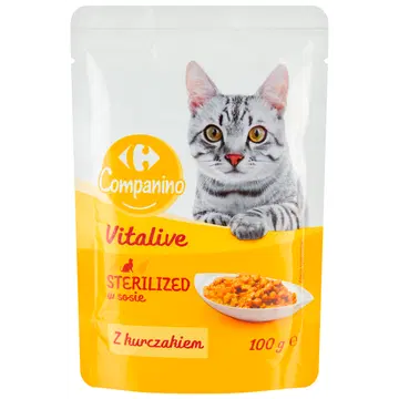 Carrefour Companino Vitalive kassitoit kana kastmes 100g