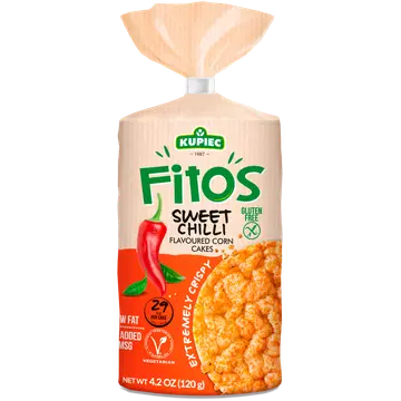 Kupiec Fitos maisivahvlid magusa tšilliga 120g