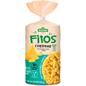 Kupiec Fitos maisivahvlid cheddari juustuga 120g