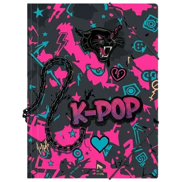Kartongist kummiga a3 kaaned k-pop dark