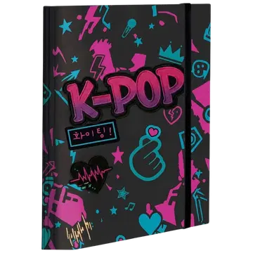 Kartongist kummiga a4 kaaned k-pop dark selg 3 cm