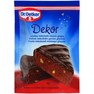 Dr.Oetker tumeda šokolaadi maitseline glasuur 100g