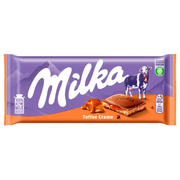 Milka piimašokolaad Toffee cream 100g