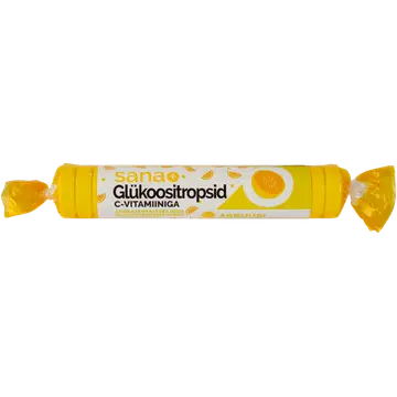 Sana melonimaitselised glükoositropsid C-vitamiiniga 39 g