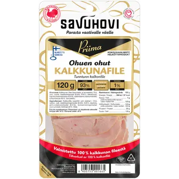 Savuhovi Õhuke kalkunifilee viil 120g