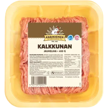 Kariniemen Kalkuni Hakkliha 400 G