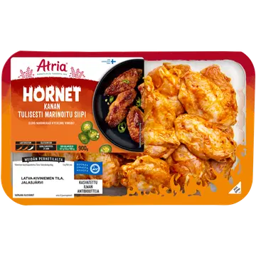 Atria Hornet marineeritud kanatiivad 900 g