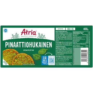 Atria Spinatipannkook 400G