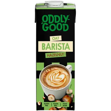 Oddlygood Barista kaerajook sarapuupähkli maitseline, gluteenivaba, UHT 1l