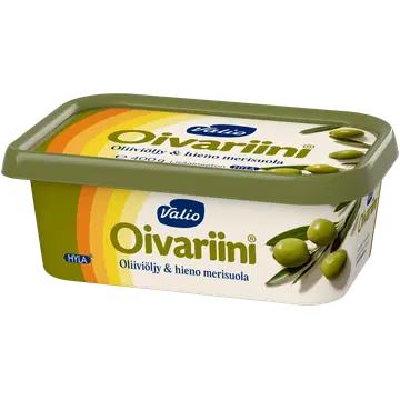 Valio Oivariini rasvasegu oliiviõli ja meresoolaga, 400 g