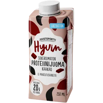 Juustoportti Hyvin proteiinijook kakao 250 ml
