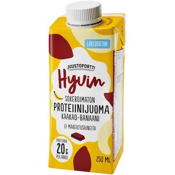Juustoportti Hyvin proteiinijook kakao-banaan 250 ml