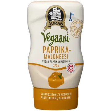 Auran veganmajonees paprikaga 270g