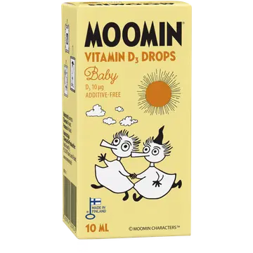 Muumi D-vitamiini 10 µg tilgad 10 ml
