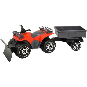 Traktor punane 45 cm