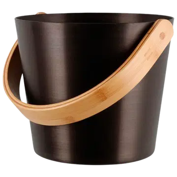 Saunaämber 5 l, alumiinium, bambusest käepide