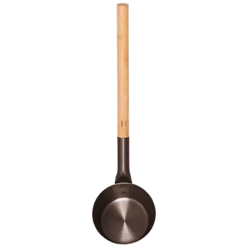 Leilikulp 43 cm alumiinium, bambusest käepide