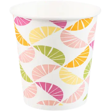 Papptopsid Huhtamaki 3-värvi Mix 180ml 50tk