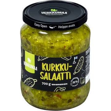 Herkkumaa kurgisalat, 700 g